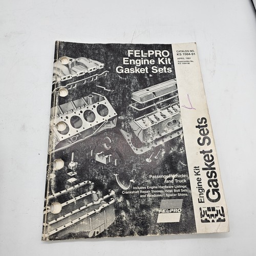 KS156491 1991 FelPro Engine Kit Gasket Sets Parts Catalog eBay