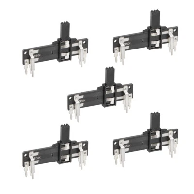 Fader Regelwiderstände Schiebepotentiometer Lineare Potentiometer 40mm-B50K-5St - Bild 1 von 2