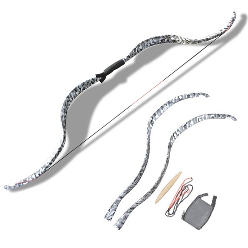 Takedown Recurve Bow Arrow Set Archery Traditional Horsebow Mongolian Shooting - Picture 27 of 30