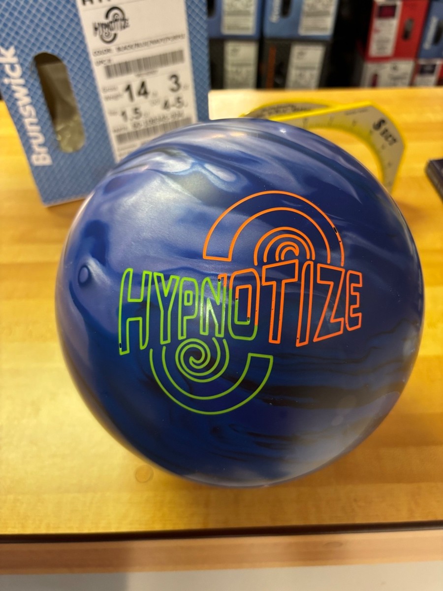 BRUNSWICK HYPNOTIZE HYBRID Bowling Ball 14lbs 3oz TOP 1.5 pin 4-5