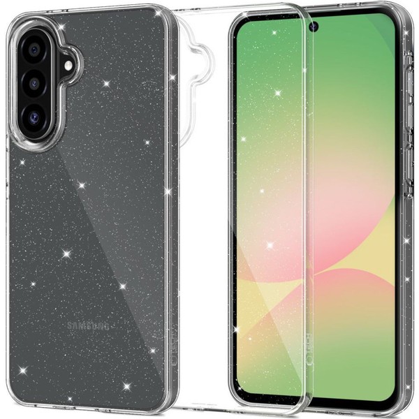 HandyhüLle FüR Galaxy A37 5G/A36 5G Tech-Protect Case Transparent Mit Glitzer-image