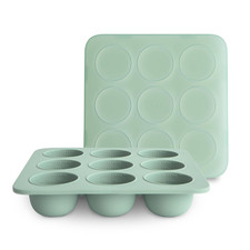 Silicone Baby Food Freezer Tray with Lid  9 Cups X 1.5Oz  BPA Free Storage Con