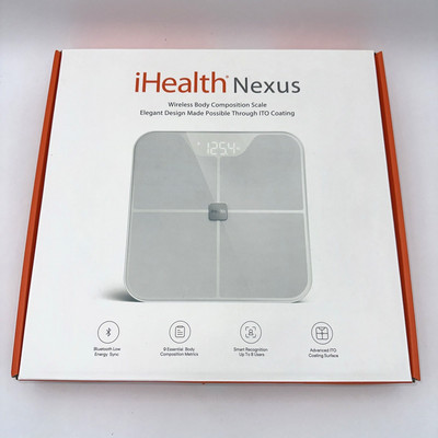 iHealth Nexus HS2S Smart Bluetooth Body Composition Scale New Open Box White