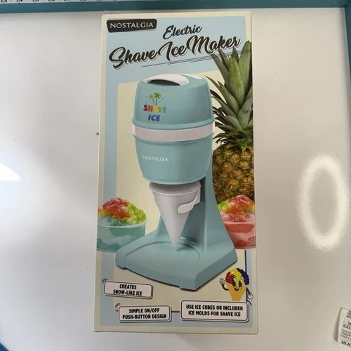 Nostalgia Electric Shaved Ice and Snow Cone Maker
