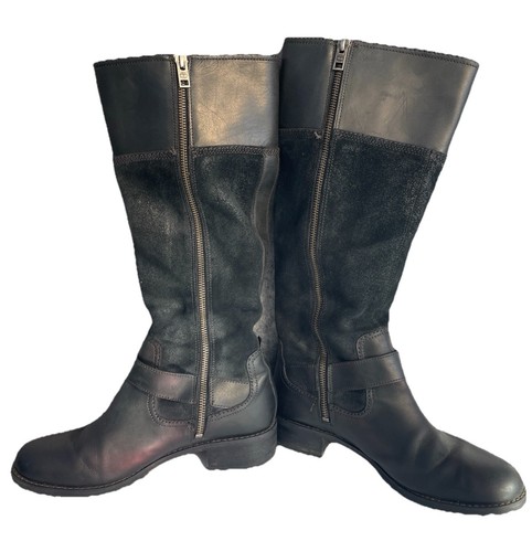 Timberland Earthkeepers stivali alti neri in pelle scamosciata da donna taglia 5W/38/US 7 - Foto 6 di 15