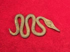 RARE CIVIL WAR ERA SOUTHERN PLANTATION FOUND AFRICAN HAND FORGED IRON SNAKE
