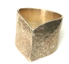 Vtg Ring MARKED SILPADA 925 STERLING SILVER Size 8.5 Modernist Band  lot y