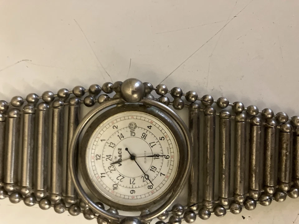 Reloj vintage Visage plateado Foto 3 de 4