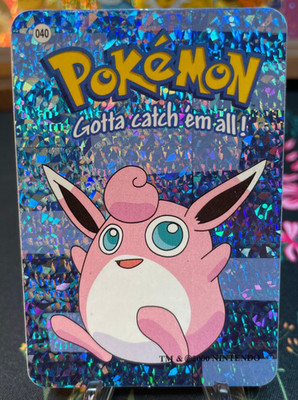  Wigglytuff #040 - Vintage Vending Machine Prism Sticker 2000 - Pokemon 