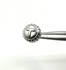 New Genuine Tissot 7.5mm Stainless Steel Screwdown Crown Part