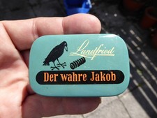 Alte Blechdose - Kautabak - Landfried der wahre Jakob