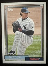 2021 Topps Update 1992 Redux #T92-34 Gerrit Cole New York Yankees