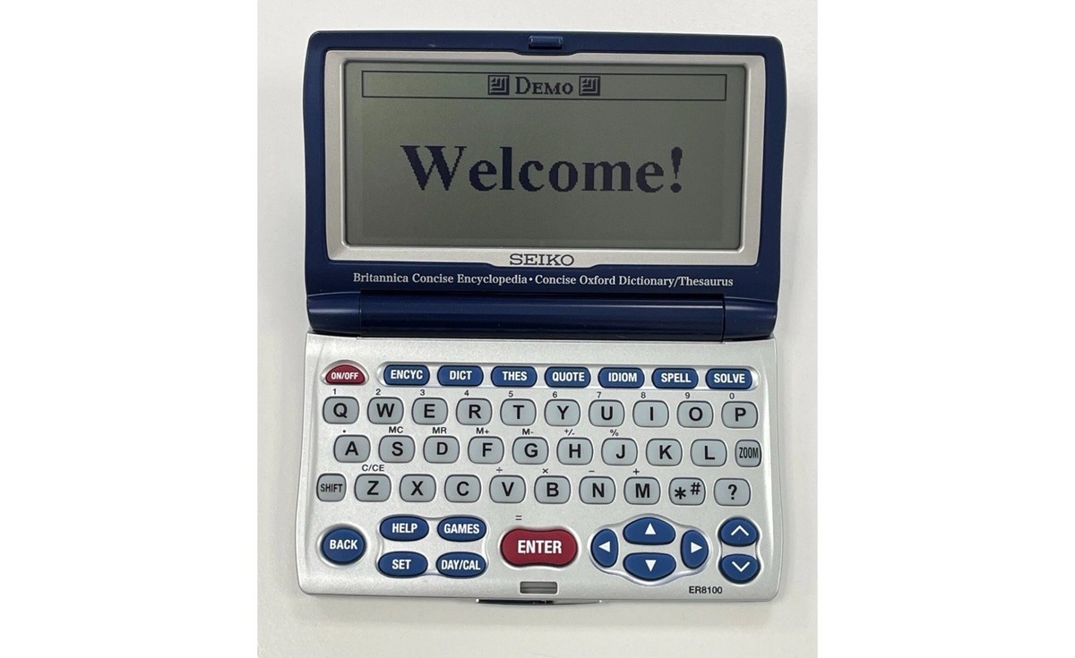 Seiko ER8100 Britannica and Oxford Reference Library for