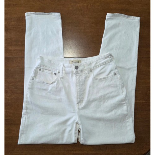 Madewell The Curvy Perfect Vintage Jean Size 28T White Denim High Rise Tall