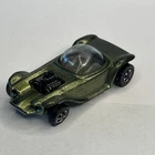 Hot Wheels Redline Beatnik Bandit Olive 1968 Interior Looks To Be Bronze