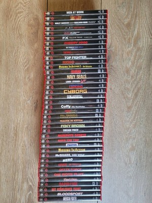 Action Cult Uncut Komplette Sammlung Teil 1 - 39 Norris Van Damme Schwarzenegger