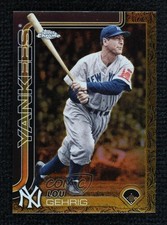 2025 Topps Gilded Collection 51/99 Lou Gehrig #58 HOF 6m7