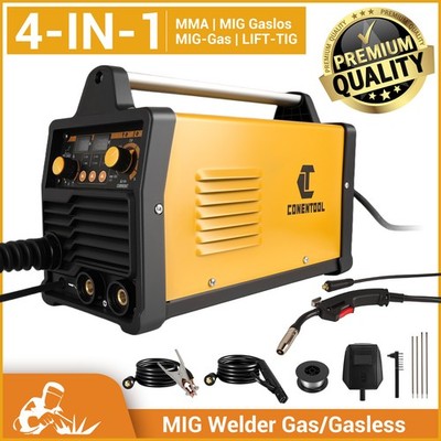 4-IN-1 MIG Schweißgerät Kombigerät WIG MMA/ARC 200A Automatische Schweißmaschine