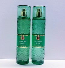 Bath  Body Works PISTACHIO GLAZE Fine Fragrance Mist, 8 fl oz 2 pcs 