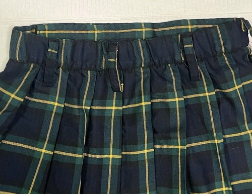 Sport Kilt Blue/Green/ Yellow Plaid, Sz Womans Med (Made In USA) - Picture 4 of 5