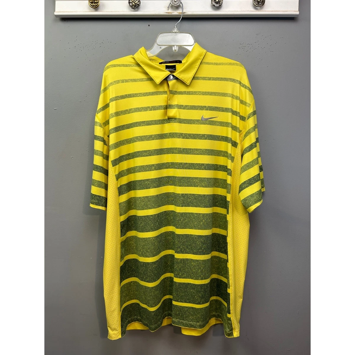 Nike Yellow Polo Golf Shirts & Tops for Men for sale | eBay