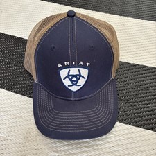 Ariat Trucker Cap Baseball Cap Snapback Mesh Back Hat, One Size