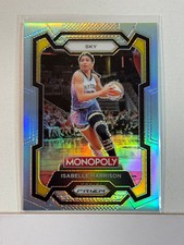 2024 Panini Prizm Monopoly WNBA Light Blue Prizm #36 Isabelle Harrison 060/199