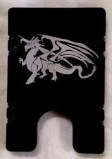 Dragon, BilletVault Wallet Alum.RFID protected black anodized