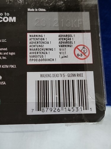 The Walking Dead Glenn Rhee 2014 McFarlane Toys Series 5 Figure NEW SEALED - Picture 10 of 11