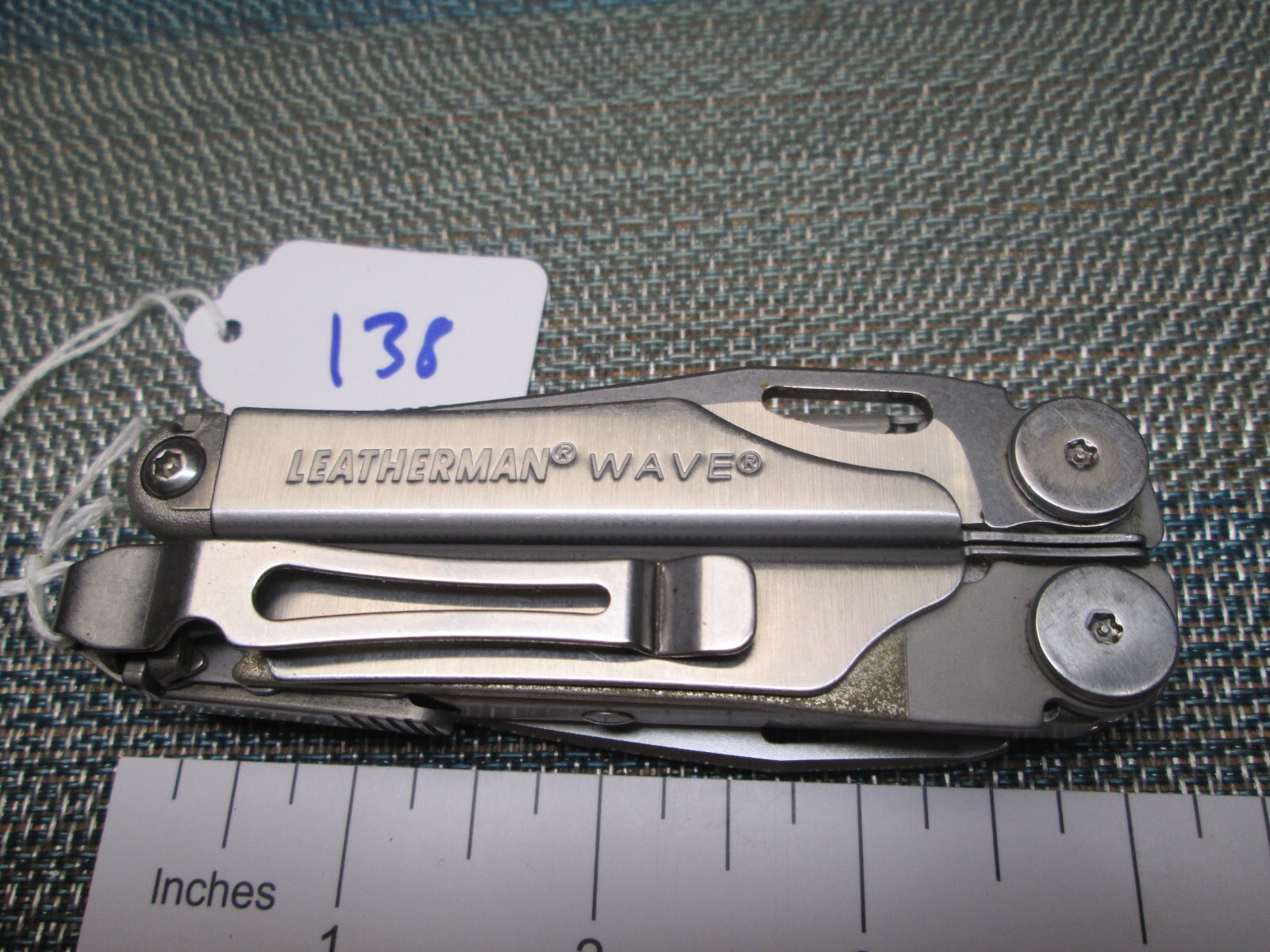 138 Stainless Leatherman Wave Multitool USA W/Pocket Clip eBay
