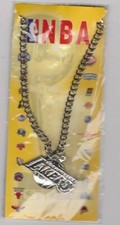 Los Angeles Lakers Sealed Unopened Chain Necklace with Pendant