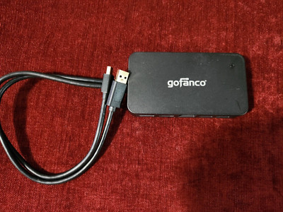 Gofanco mDPDock1847 Mini DisplayPort Video Dock with USB 3.0 LAN Hub - Black