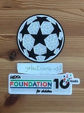 2025-2026 UEFA Champions League Starball Foundation 10 Years Patch Badge