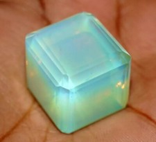 Natural Opal Cube Fire Welo Australian Untreated Gemstone EGL Certified 90-92 Ct