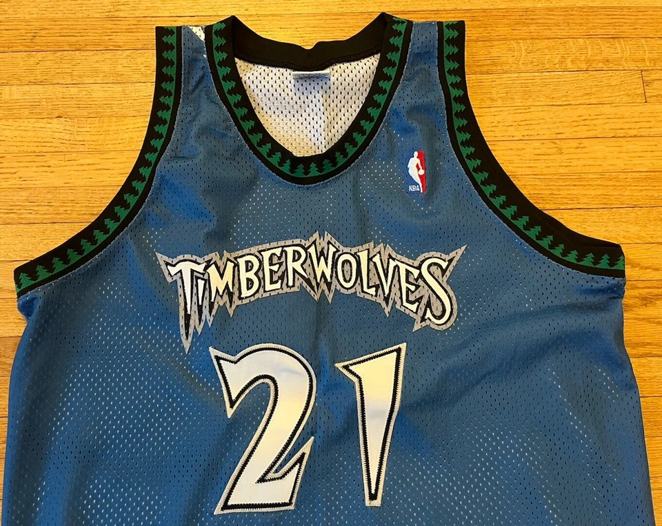 Винтажная футболка и шорты Minnesota Timberwolves 90-е Kevin Garnett NBA - Изображение 4 из 4