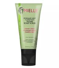 Mielle Organics Rosemary Mint Pre-Shampoo Clarifying Sugar Hair Scalp Scrub, 6oz