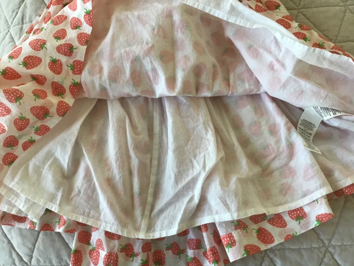 Girls Mini Boden Strawberry Dress Size 8 9 eBay