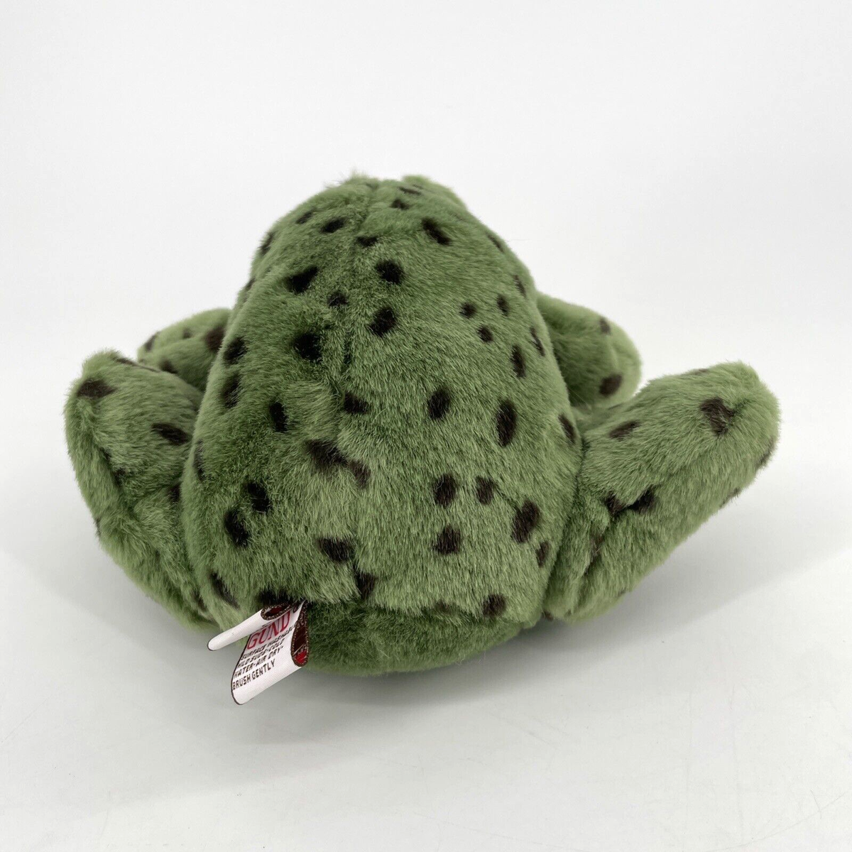 Vintage GUND Jeremiah Green Toad Frog Sound Croaks Plush Stuffed