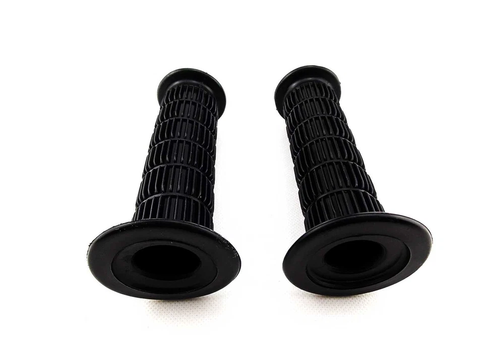 JUEGO DE EMPUÑADURAS DE MANILLAR IZQUIERDO DERECHO YAMAHA MX80 76-80 JBS NEGRO PAR Foto 2 de 4