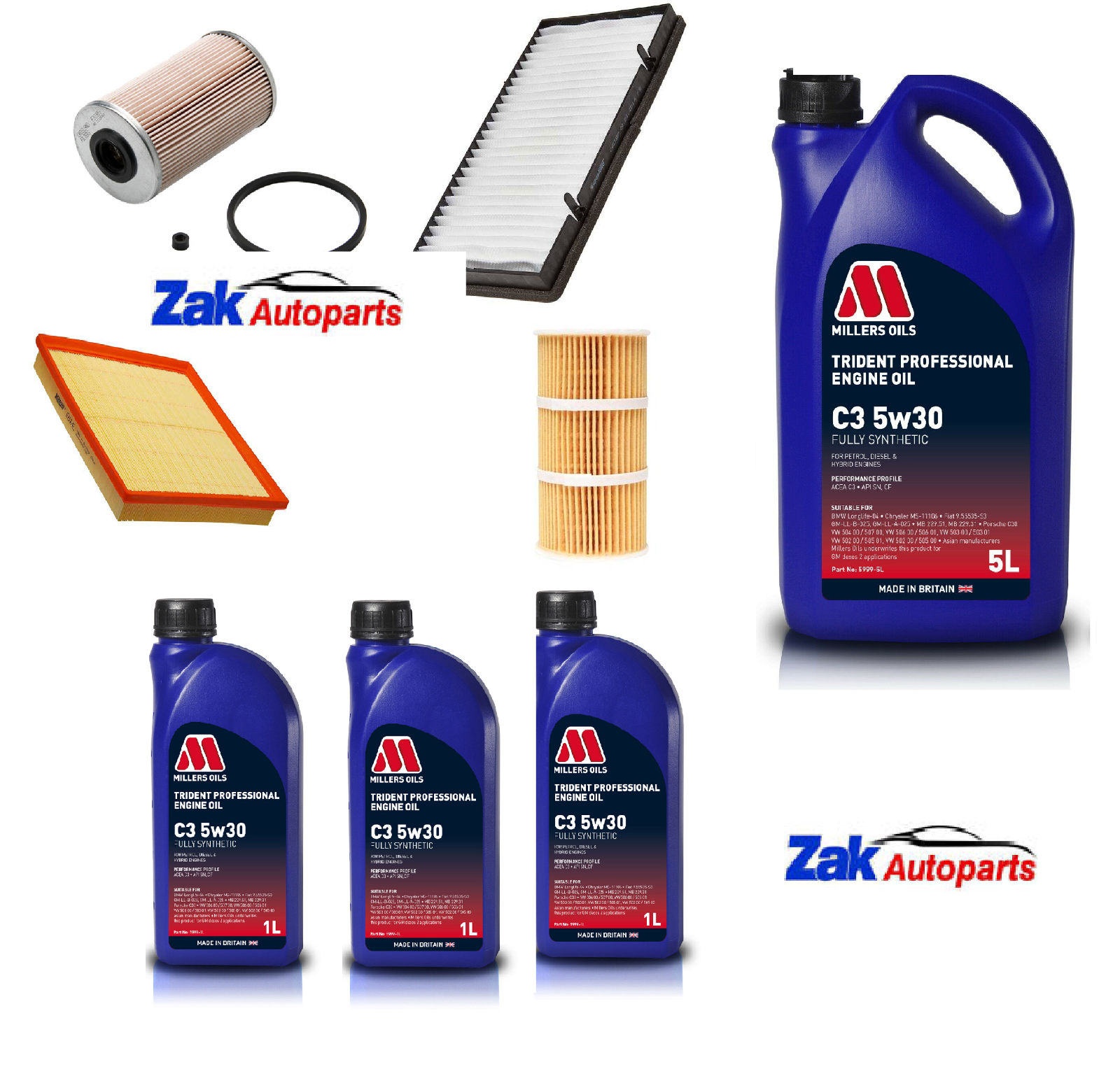 FOR VAUXHALL VIVARO 20062016, 2.0 CDTi DIESEL ENGINE FULL SERVICE KIT