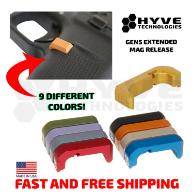 Hyve Technologies Extended Mag Release for the Gen 5 Glock | eBay
