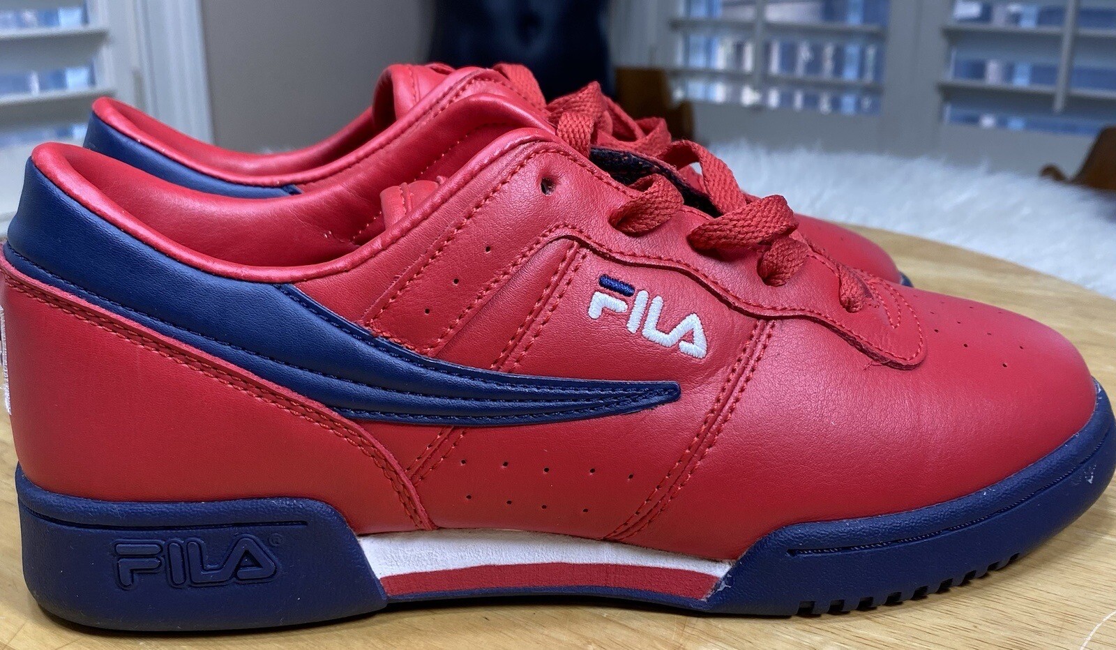 SAOLA Fila Sneakers Uomo 3VF80105 640 Rosso Blu Navy e Bianco Taglia 6 5