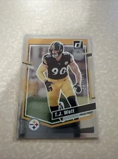 2023 Panini Donruss TJ Watt #254 Press Proof Silver / 100  Mint +