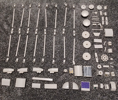 LEGO  Weiße Steine Platten Fliesen Hänge Stäbe rund eckig R2D2 Star Wars 100 Stück