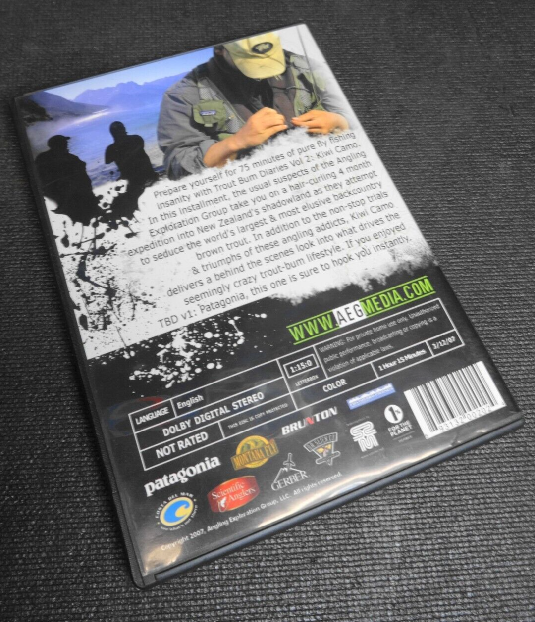 Trout Bum Diaries Vol. 2 New Zealand Kiwi Camo (DVD, 2008