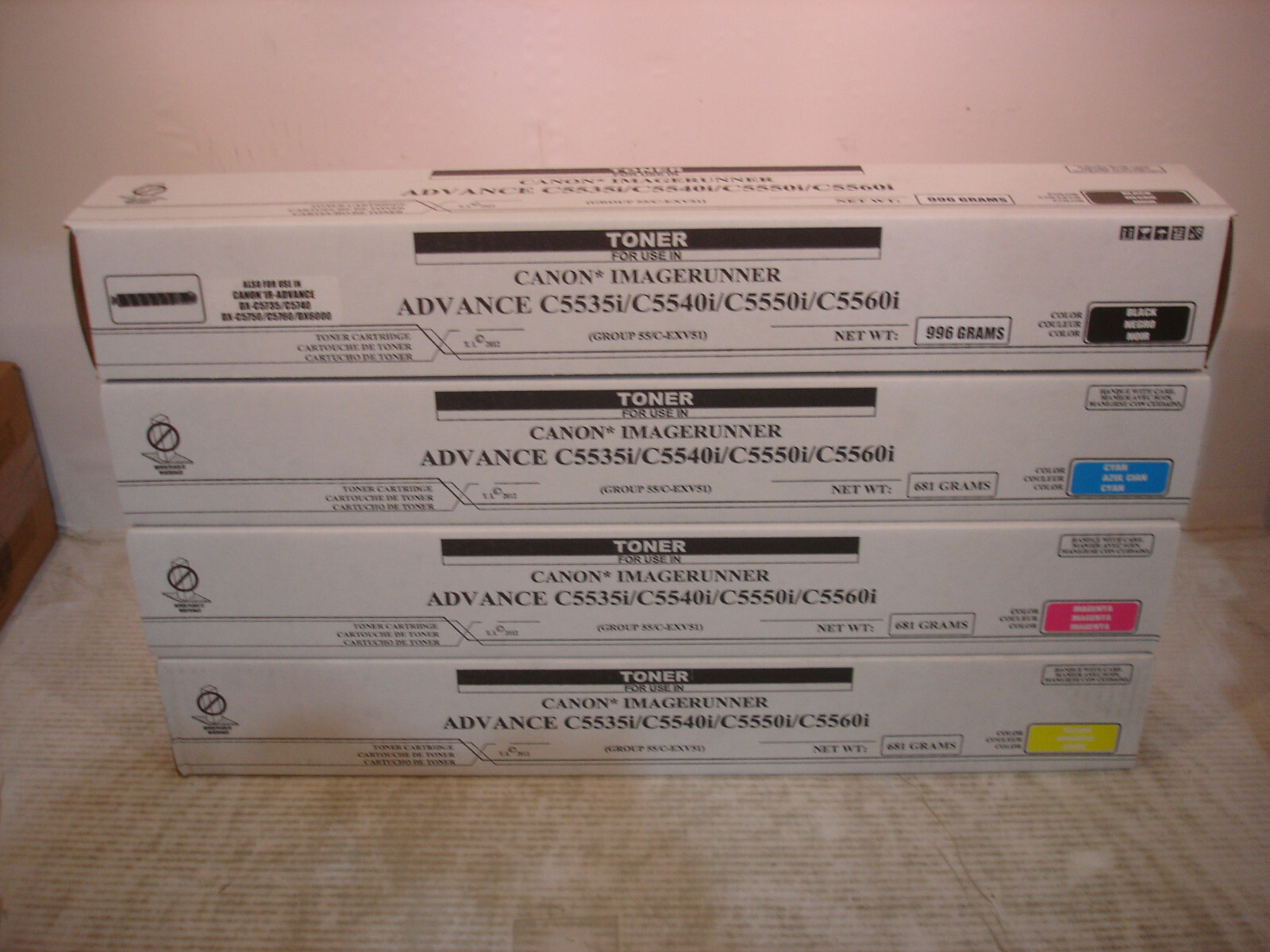 Compatible Canon imageRUNNER ADVANCE C5535i/C5550i GPR-55 Hi-Cap Toner ...