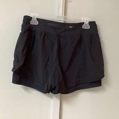 Short De Course Soothfeel 2 En 1 – Noir – Taille L – Femme – Poche Téléphone