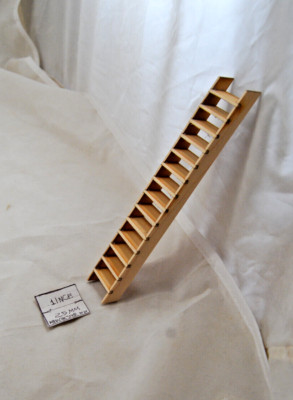 Stairs 60 degrees Dollhouse steps  for 5'' Ceiling 1/12 scale made in  USA #88HS