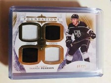  2017-18 The Cup Foundations Jerseys #FTP Tanner Pearson /25 Los Angeles Kings