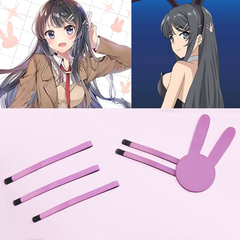 Seishun Buta Yarou Series Sakurajima Mai Hair Pin Clip